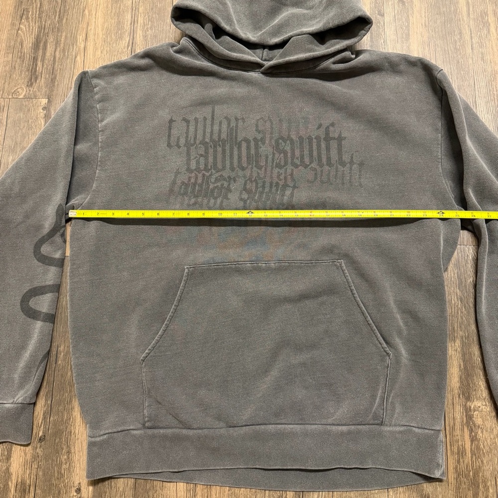 Taylor Swift Reputation There Will Be No Explanation Gray Oversized Hoodie M/L - Picture 12 of 12